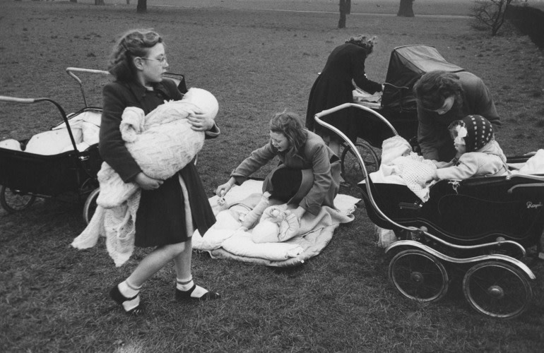 London. 1951, 11 x 14 inch gelatin silver print