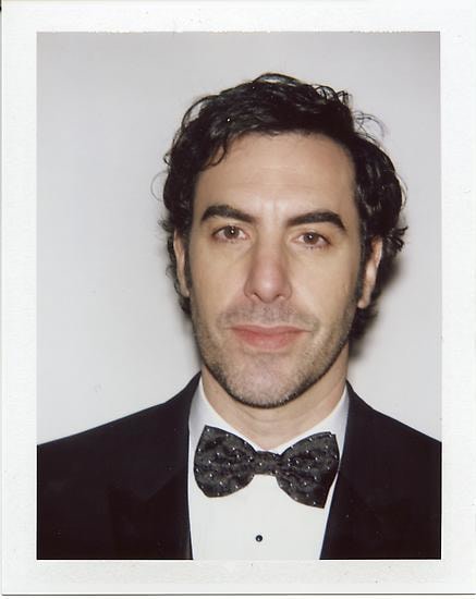 Sasha Baron Cohen, 2013, 	4.25 x 3.5" polaroid