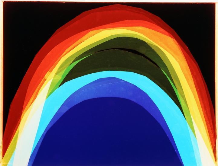 Rainbow, 2016, 	Analog Chromogenic Photo, Unique
