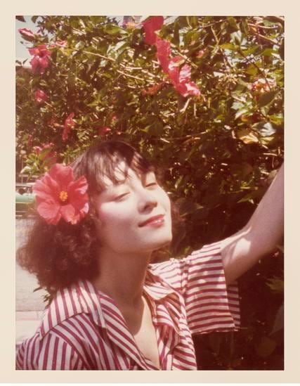 Tina Chow. 1974, 	4.5 x 3.25 inch unique vintage Kodak print