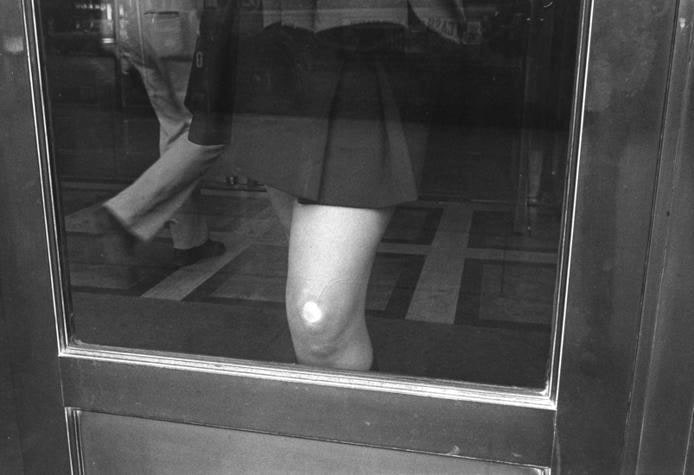 Knee/Glass. Wilkes-Barre. May 1976.