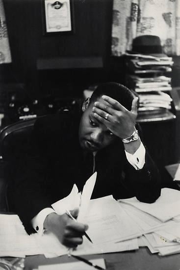 Henri Cartier-Bresson, 	Martin Luther King. Atlanta. 1961.