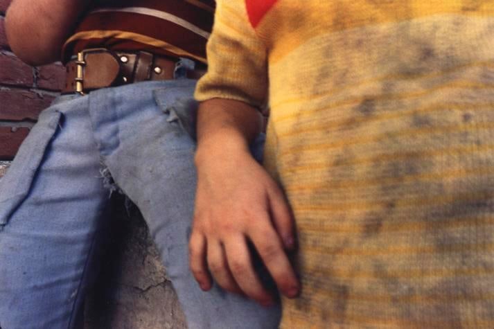 Small Hand By Yellow Shirt. Wilkes-Barre, PA. 1975.