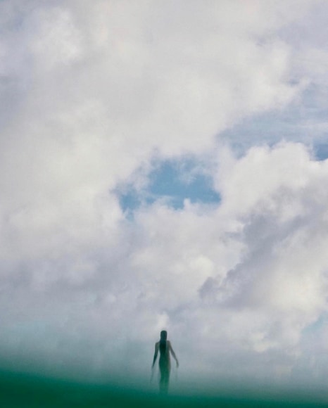 WILL ADLER, Surfer in Clouds. 2019 