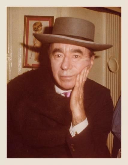 Charles James. 1975, 	4.5 x 3.25 inch unique vintage Kodak print