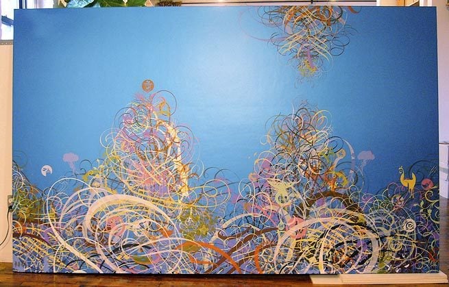 Untitled, 2005 acrylic on board