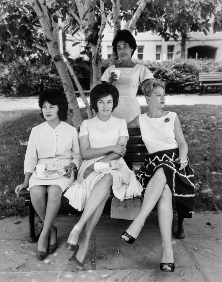 Secretaries in Rawlings Park, Washington, 1965