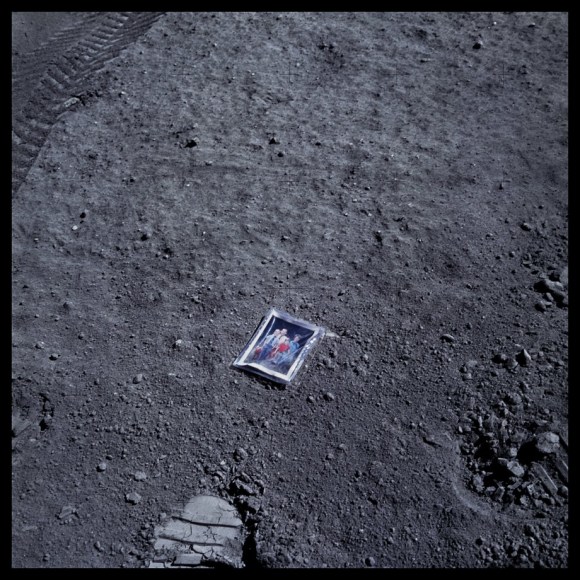058 Image of Charles Duke's Family on Lunar