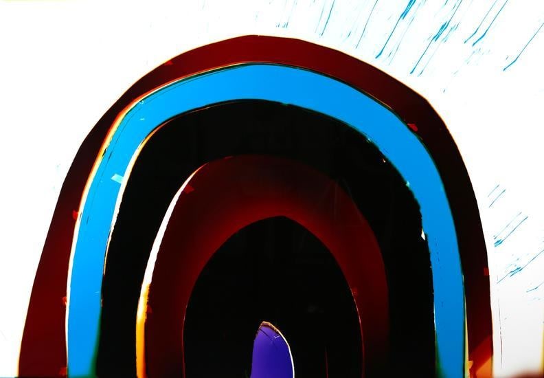 Black Rainbow, 2016, 	Analog Chromogenic Photo, Unique