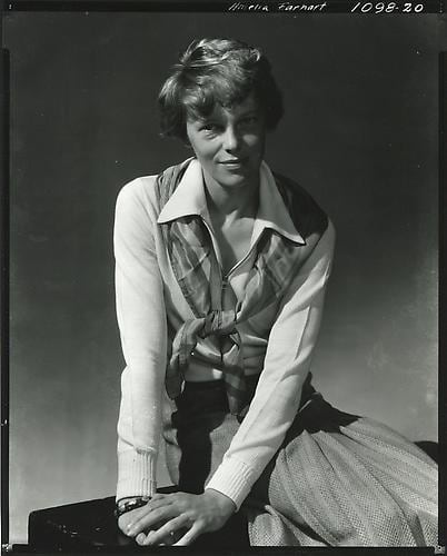 Amelia Earhart, 1931.