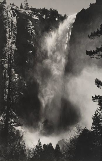 Ansel Adams, 	Yellowstone Falls, Yellowstone National Park, Wyoming. 1942