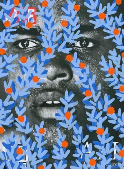 Untitled (Muhammad Ali by Gordon Parks on cover of LIFE, June 10, 2016), 2016, 	Acrylic on Magazine Page