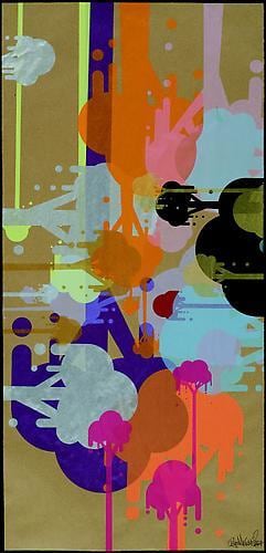 Ryan McGinness. Untitled (Ice-Cream Trees).  2007.