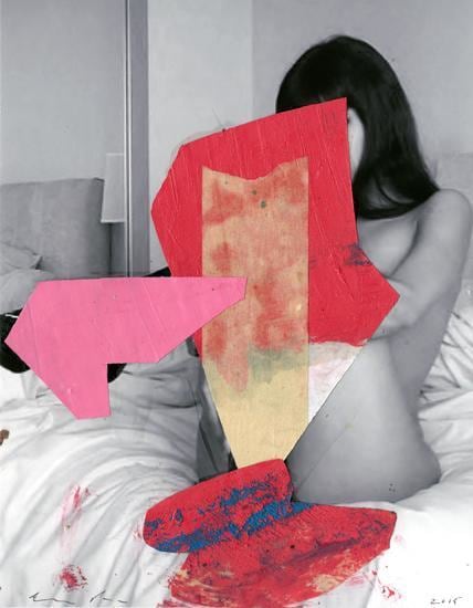  Untitled, 2015, 	11 x 8.5 unique collage