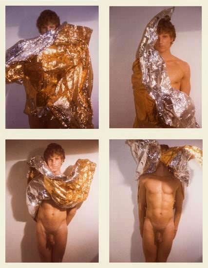 Robert (Candy Wrapper Series). 1977, 	Four 4.5 x 3.25 inch unique vintage Kodak prints