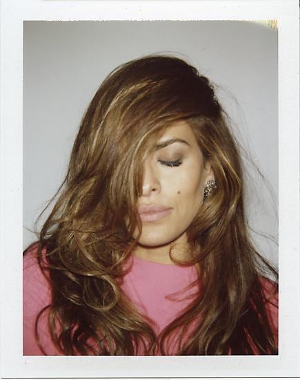 Eva Mendez, 2012, 	4.25 x 3.5" polaroid
