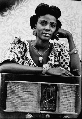 Seydou Keita 24 x 20 inch signed silver gelatin print.
