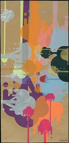 Ryan McGinness. Untitled (Ice-cream Trees), 2007.