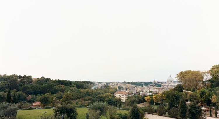 San Pietro, Roma, From the series Horizons, 2007, 	12 x 22" C-Print