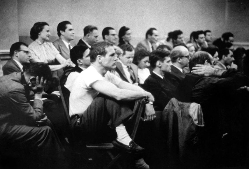 Eve Arnold  Paul Newman at The Actors Studio, New York, 1955
