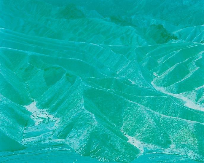 Sunrise Over Zabriskie Point, Death Valley, California, 2013, 	29 x 39 inch c-print