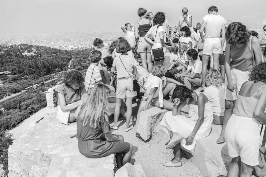 Untitled from “On the Acropolis” 1983 - 1984, 20 x 24 inch silver gelatin print