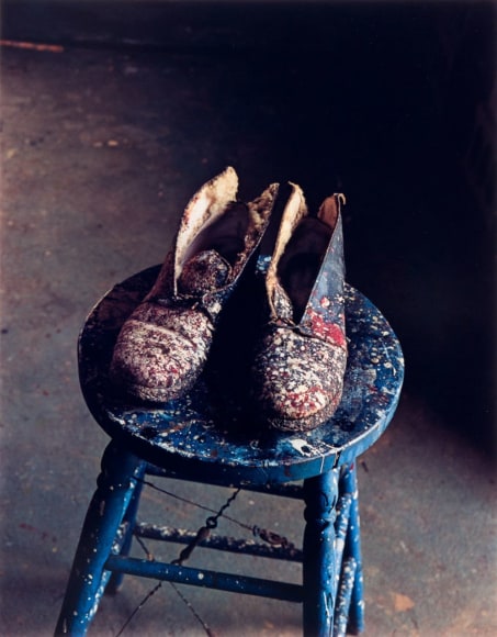 Evelyn Hofer, Lee Krasner's Shoes, Pollock Studio, Long Island, 1988