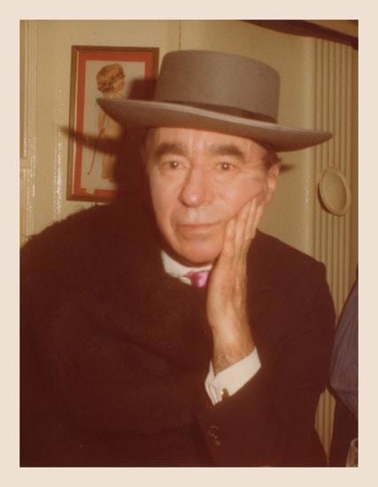 Charles James. 1975, 	4.5 x 3.25 inch unique vintage Kodak print
