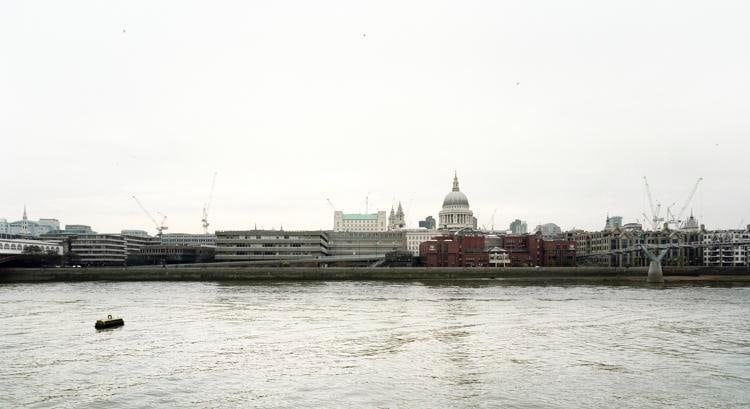 River Thames, From the series Horizons, 2002, 	12 x 22" C-Print