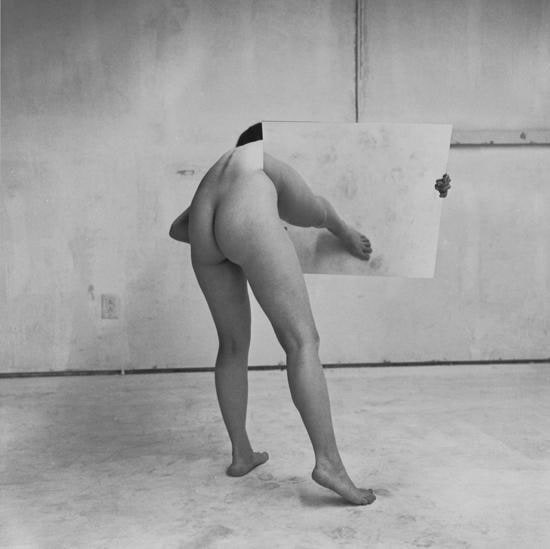 From the series, "Body/Sculptures". 1969-1973, Untitled