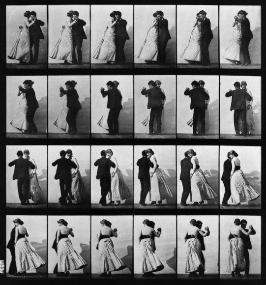 Eadweard Muybridge, Dancing couple, 1887.