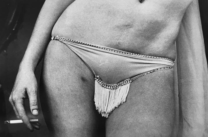 From “Carnival Strippers” 1972 - 1975.  , 	11.5 x 17.5” silver gelatin print