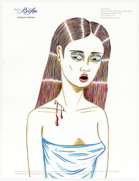 Ed Templeton&nbsp;, Untitled (Hotel Bel-Air), 2019&nbsp;