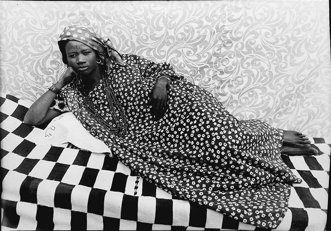 Seydou Keita 20 x 24 inch signed silver gelatin print.