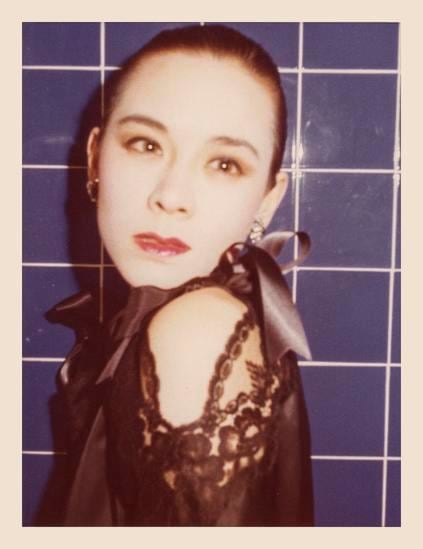 Tina Chow. 1975, 	4.5 x 3.25 inch unique vintage Kodak print