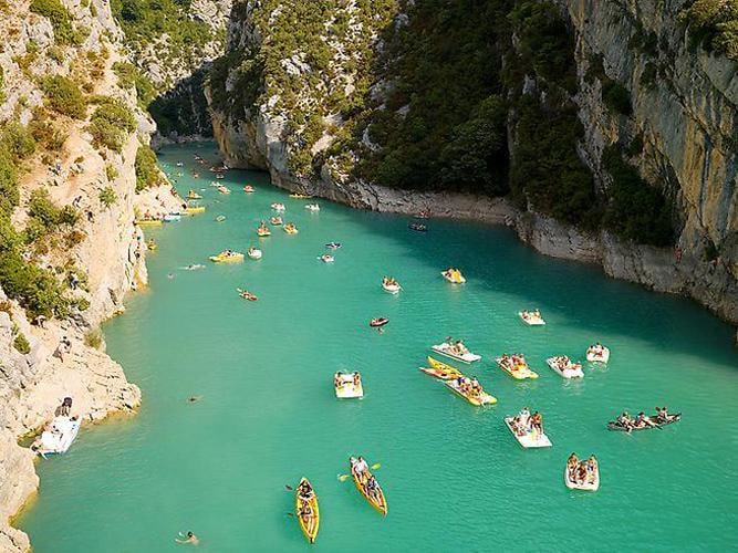 Gorges du Verdon, 2009 , 	30 x 40 inch c-print