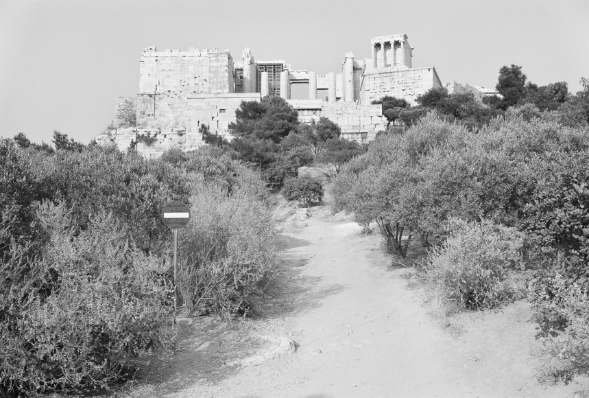 Untitled from “On the Acropolis” 1983 - 1984, 20 x 24 inch silver gelatin print