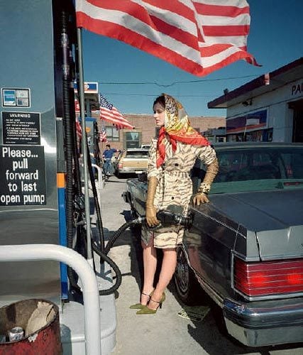 Fashion Shoot (Flag), New York, 1999