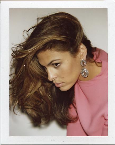 Eva Mendez, 2012, 	4.25 x 3.5" polaroid