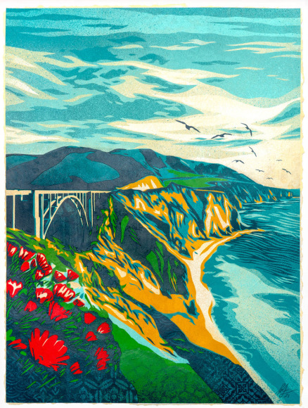 Shepard Fairey, The Big Sur Coast, 2025