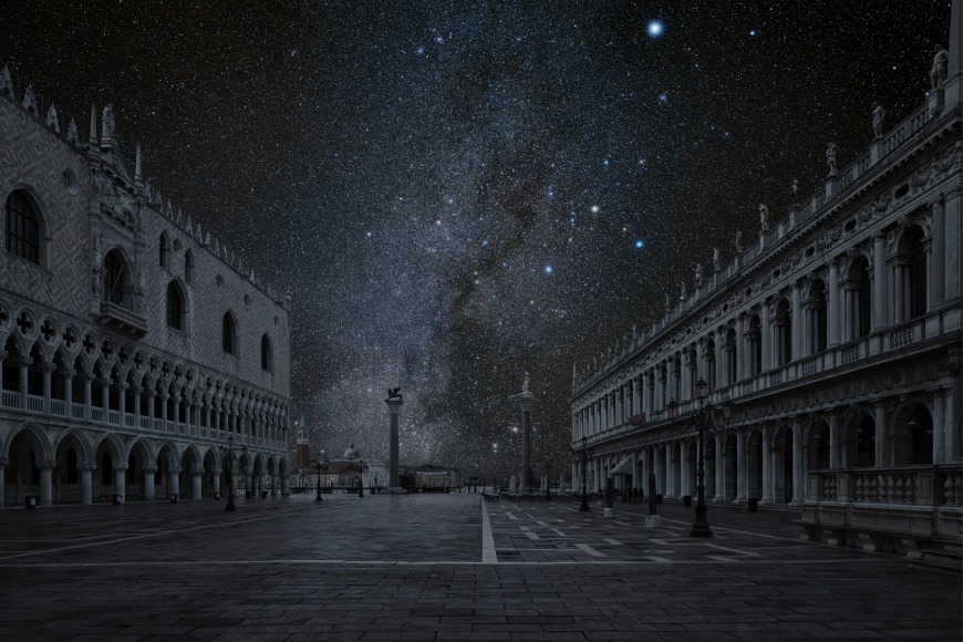 Leone (Venice) from the series "Darkened Cities" , 26 x 40 inch archival pigment print - Edition of 5