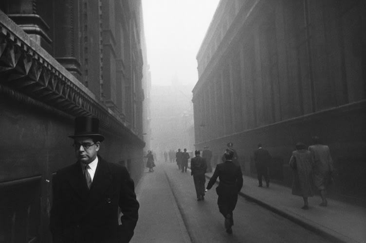 London. 1951, 11 x 14 inch gelatin silver print