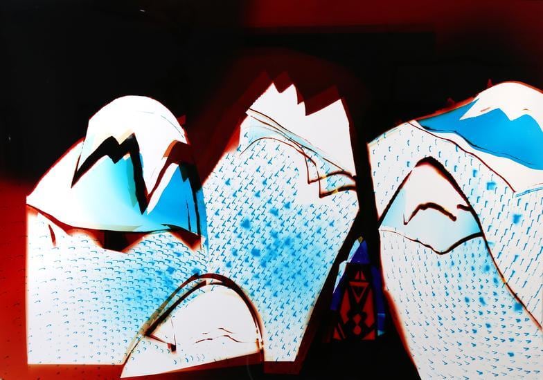 Magic Mountain, 2016, 	Analog Chromogenic Photo, Unique