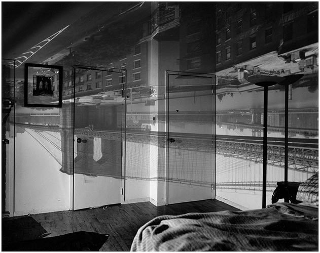 The Brooklyn Bridge in Bedroom, Brooklyn, NY, 1999.