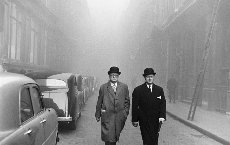 London. 1951, 11 x 14 inch gelatin silver print