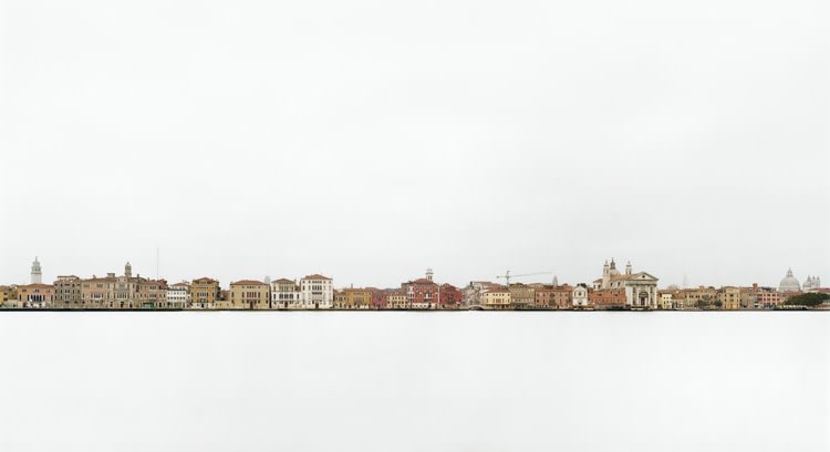 Canale della Giudecca III, Venezia, 2007, 	24 x 44" C-Print