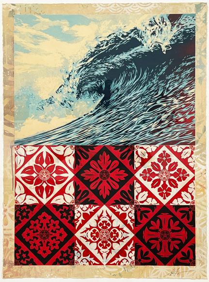 Shepard Fairey, Wave of Distress, 2023