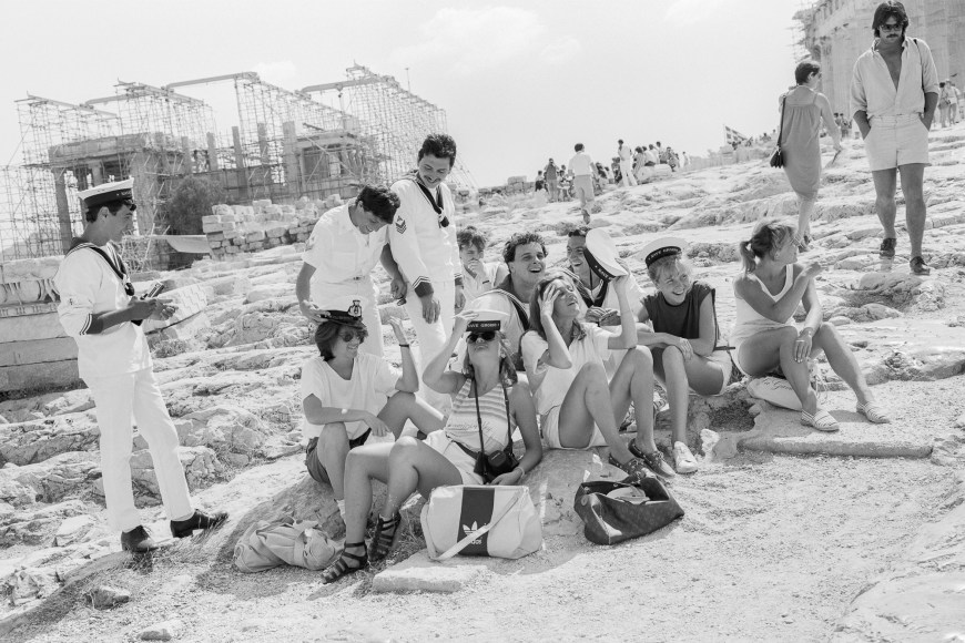 Untitled from “On the Acropolis” 1983 - 1984, 20 x 24 inch silver gelatin print