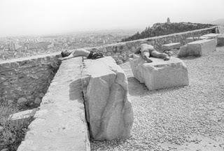 Untitled from “On the Acropolis” 1983 - 1984, 20 x 24 inch silver gelatin print