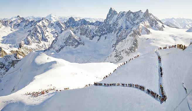 Patrick Smith. Aiguille du Midi, 2009.